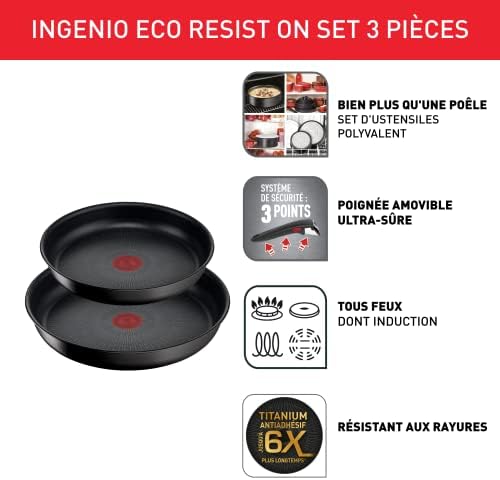 418z3bahsjl. ac .jpg Tefal Ingenio 11 pièces, induction, revêtement antiadhésif, écolo, poêles et casseroles empilables, compatible lave-vais