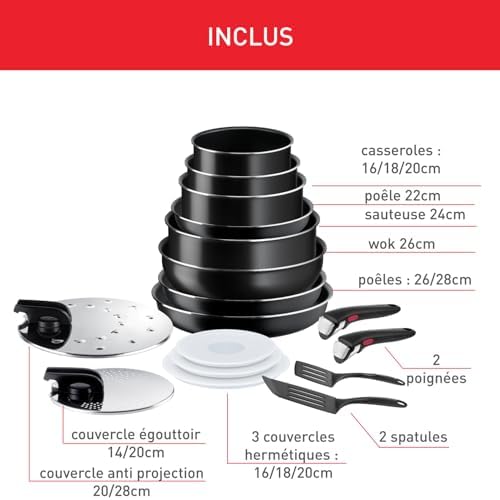 419tpwvq8bl. ac .jpg Tefal Ingenio 11 pièces, induction, revêtement antiadhésif, écolo, poêles et casseroles empilables, compatible lave-vais