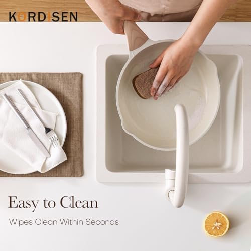 41be8mhhpel. ac .jpg Poêle Ceramique Induction Kordisen 32 cm, Antiadhésive et Saine, Sans PFOA et PFAS pour la Cuisine