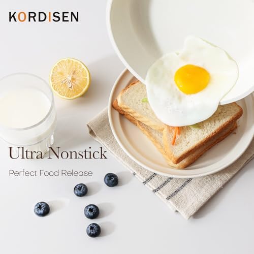 41dybq1jubl. ac .jpg Poêle Ceramique Induction Kordisen 32 cm, Antiadhésive et Saine, Sans PFOA et PFAS pour la Cuisine