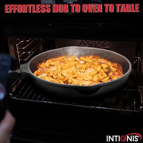 41dqasz2oml. ac .jpg INTIGNIS Poêles céramique antiadhésives 24 & 28 cm – poignées amovibles – résistant 220 °C – sans PFOA/PTFE/PFAS – induc