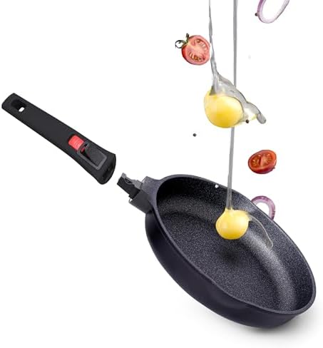 41hj9cic pl. ac .jpg INTIGNIS Poêles céramique antiadhésives 24 & 28 cm – poignées amovibles – résistant 220 °C – sans PFOA/PTFE/PFAS – induc