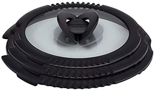 41j9qyvxh4l. ac .jpg Tefal INGENIO - Couvercles de Verre et Silicone 16/18/20 cm Noir | Cooking Sets | Cuisine Élégante et Pratique | 16/18/2