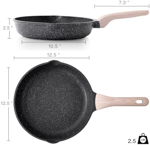 41lg2wqoxnl. ac .jpg Poêle Ceramique Induction Kordisen 32 cm, Antiadhésive et Saine, Sans PFOA et PFAS pour la Cuisine