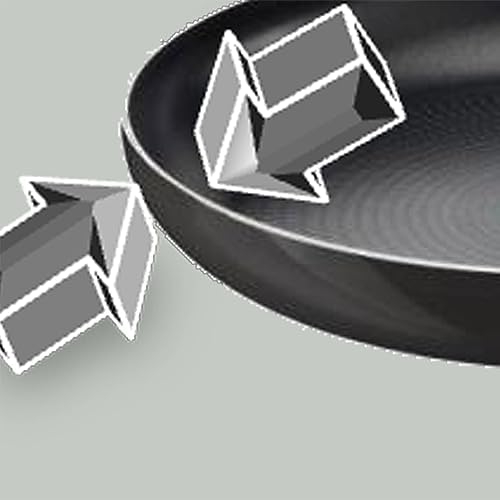 41mazigbjxl. ac .jpg Poêle à frire Tefal D52608 noire, antiadhésif en titane, 32 cm, indicateur de température, nettoyage facile, technologie