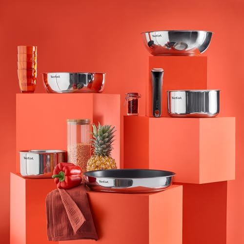 41vjh5bvzrl. ac .jpg Tefal Ingenio Emotion L897SK04 Batterie de cuisine 20 pièces, induction, antiadhésif, empilable, compatible lave-vaissel