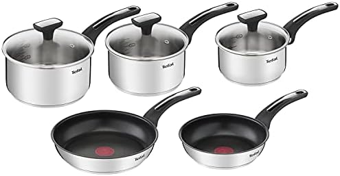 41xfda8m7s. ac 1.jpg Tefal Ingenio Batterie de cuisine 10 pièces, Revêtement antiadhésif, Cuisine en famille