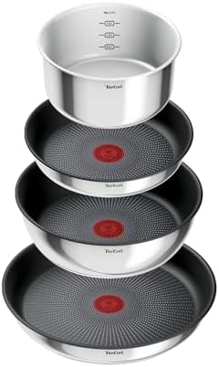 41y7ctpgycl. ac .jpg Tefal Ingenio Emotion L897SK04 Batterie de cuisine 20 pièces, induction, antiadhésif, empilable, compatible lave-vaissel