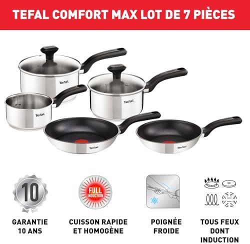 41aqvldno l. ac .jpg Tefal Ingenio 11 pièces, induction, revêtement antiadhésif, écolo, poêles et casseroles empilables, compatible lave-vais