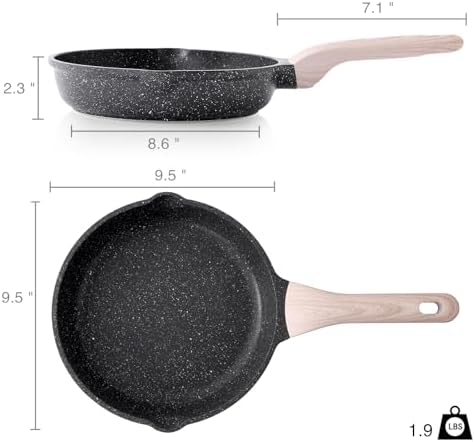 41d1lptwonl. ac .jpg Poêle Ceramique Induction Kordisen 32 cm, Antiadhésive et Saine, Sans PFOA et PFAS pour la Cuisine