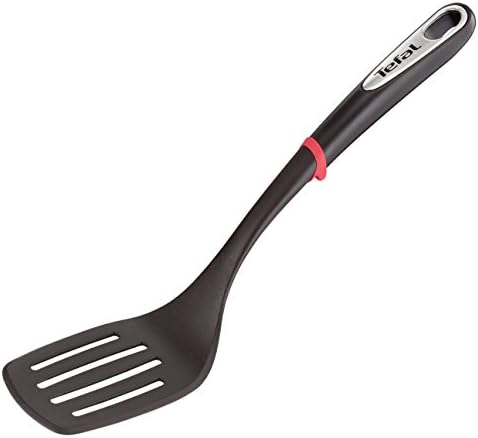 41ewmsgbatl. ac .jpg Tefal K206S414 Ingenio Set Spatule Cuillère Louche Cuillère Passoire Argent Noir Cuisine Professionnelle Ergonomique