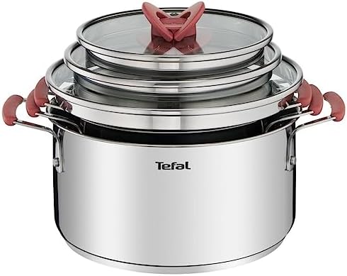 41jznq7zwhl. ac .jpg Tefal Ingenio 11 pièces, induction, revêtement antiadhésif, écolo, poêles et casseroles empilables, compatible lave-vais