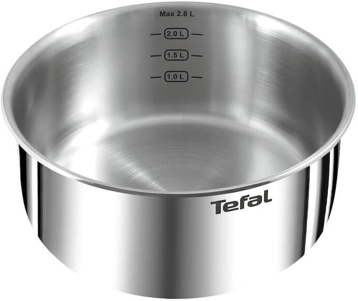 41mkgz sj6l. ac .jpg Tefal Ingenio Emotion - Batterie de cuisine acier inoxydable 11 pièces 16/18/20/22/24/28 cm, couvercles en verre, poigné