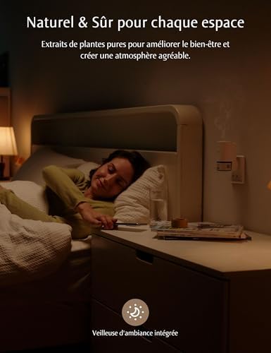 41o2xvvmo7l. ac .jpg Diffuseur d'huiles essentielles parfum maison smart SF101S - Ultrasonique sans eau, 100% végétal, aromathérapie 120 jour