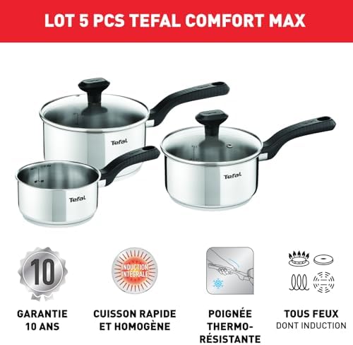 41oinnwij0l. ac .jpg Tefal Ingenio 11 pièces, induction, revêtement antiadhésif, écolo, poêles et casseroles empilables, compatible lave-vais