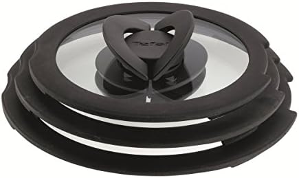 41tvim4fyl. ac .jpg Tefal INGENIO - Couvercles de Verre et Silicone 16/18/20 cm Noir | Cooking Sets | Cuisine Élégante et Pratique | 16/18/2