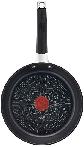 41wxpvusi7l. ac .jpg Poêle Tefal Jamie Oliver anti-adhésive inoxydable 24 cm avec signal thermique durable et revêtement en silicone-compatib