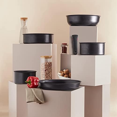 41yqmucfgtl. ac .jpg Poêle Tefal Ingenio, induction, convivialité, cuisiniers amateurs, tous les jours, maîtrise de la chaleur, 26 cm, convor