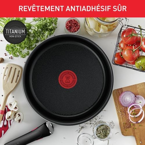 51 vz0c6qyl. ac 1.jpg Tefal Ingenio Batterie de cuisine 10 pièces, Revêtement antiadhésif, Cuisine en famille