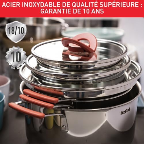 511zyctvqol. ac 1.jpg Tefal Ingenio Batterie de cuisine 10 pièces, Revêtement antiadhésif, Cuisine en famille