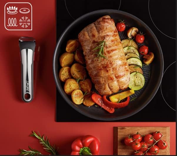 513tc4uqdgl. ac .jpg Tefal Ingenio Unlimited - Batterie de cuisine 8 pièces, Convient aux Familles Actives - Poêle 28 cm & Casseroles 16/18/2