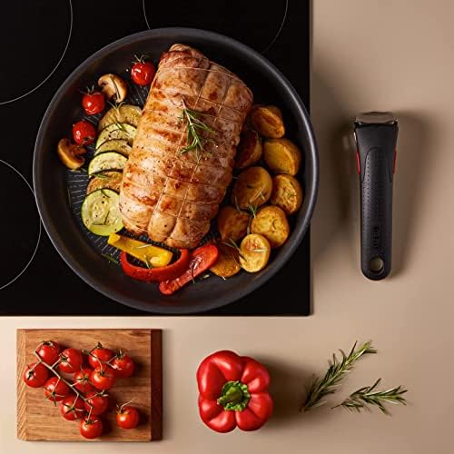 51ayafmiw4l. ac .jpg Poêle Tefal Ingenio, induction, convivialité, cuisiniers amateurs, tous les jours, maîtrise de la chaleur, 26 cm, convor