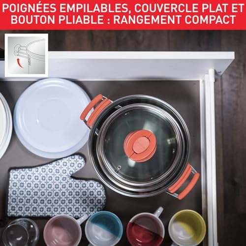 51elphskbpl. ac 1.jpg Tefal Ingenio Batterie de cuisine 10 pièces, Revêtement antiadhésif, Cuisine en famille