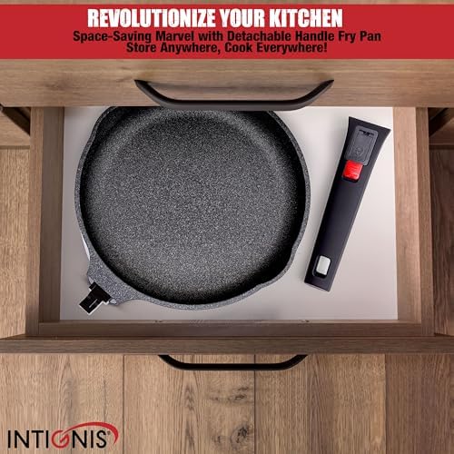 51ki3shtarl. ac .jpg INTIGNIS Poêles céramique antiadhésives 24 & 28 cm – poignées amovibles – résistant 220 °C – sans PFOA/PTFE/PFAS – induc