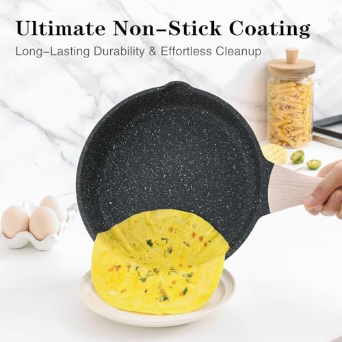 51nrme3fkyl. ac .jpg Poêle Ceramique Induction Kordisen 32 cm, Antiadhésive et Saine, Sans PFOA et PFAS pour la Cuisine