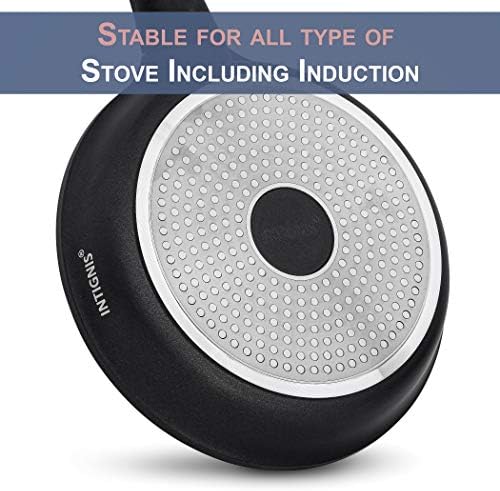 51dikslqzul. ac .jpg INTIGNIS Poêles céramique antiadhésives 24 & 28 cm – poignées amovibles – résistant 220 °C – sans PFOA/PTFE/PFAS – induc