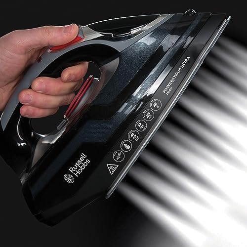 51jsxgtedpl. ac .jpg Russell Hobbs Fer à repasser vapeur puissant pour hommes et femmes à la maison et dans l'appartement 20630-56veloppe cha