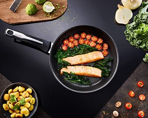 51xinyunzul. ac .jpg Poêle Tefal Emotion E3000404 24 cm Antiadhésif Induction Cranberry 10 ans Garantie Homogène Chaleur Design Élégant Poign