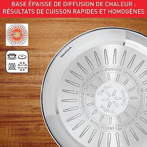 61tqy47u0vl. ac .jpg Tefal Ingenio 11 pièces, induction, revêtement antiadhésif, écolo, poêles et casseroles empilables, compatible lave-vais