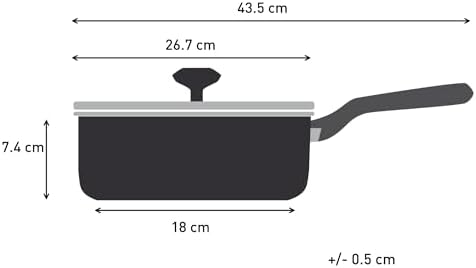 21rchsmqcwl. ac .jpg Poêle Tefal Duetto A7040863, Induction, Revêtement antiadhésif, Acier inoxydable 18/10, Garantie 10 ans