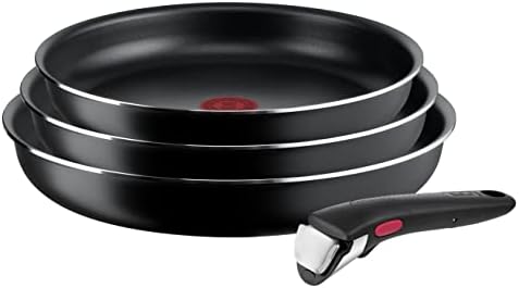 31 jqvndlyl. ac .jpg Poêles Tefal Ingenio Easy On Lot de 3, antiadhésifs et revêtus de titane, pour cuisiniers débutants, idéaux pour le dîne