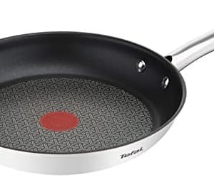 Accueil Poêle Tefal Duetto A7040863, Induction, Revêtement antiadhésif, Acier inoxydable 18/10, Garantie 10 ans