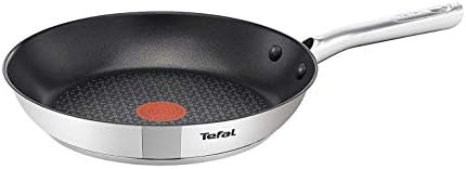 31arz5i1bfl. ac .jpg Poêle Tefal Duetto A7040863, Induction, Revêtement antiadhésif, Acier inoxydable 18/10, Garantie 10 ans
