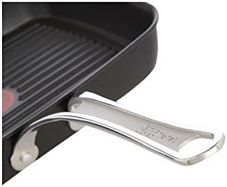 31hx5iji7l. ac .jpg Poêle grill Tefal Jamie Oliver - Aluminum anodisé dur - 23 x 27 cm, Noir - Antiadhésif - Cuisine en famille - Réduction
