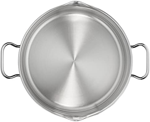 31jnzxj0ms. ac .jpg Casseroles Tefal Duetto A7054463 Induction 20cm Acier Inoxydable Filtre Verre Garantie 10 Ans