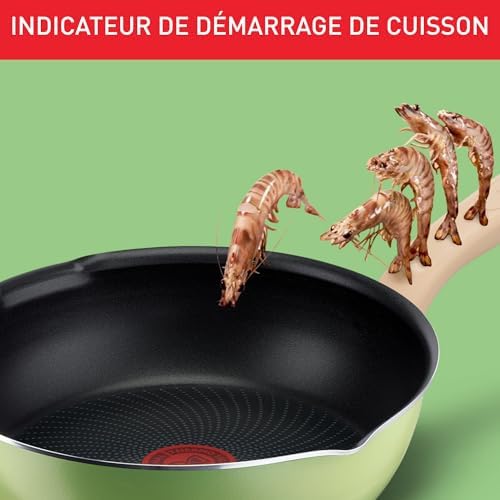 41vguh7yhl. ac .jpg Poêle Tefal Duetto A7040863, Induction, Revêtement antiadhésif, Acier inoxydable 18/10, Garantie 10 ans