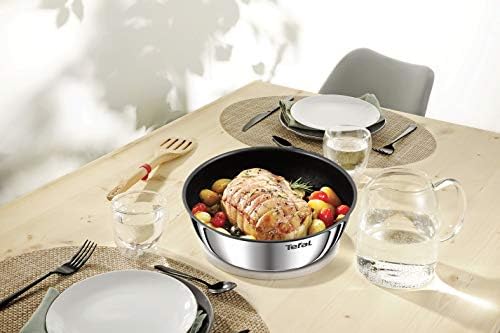 41xhtafwyol. ac .jpg TEFAL INGENIO EMOTION Batterie de cuisine 12 pièces Argent
