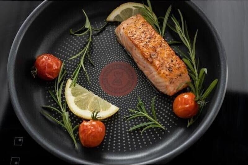 51hqv8vtz3l. ac .jpg Tefal Ingenio Emotion - Poêles à frire antiadhésives adaptées à l'induction pour la maison en famille, 22/24/28 cm, lava