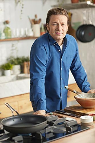 51kuxypxqll. ac .jpg Poêle grill Tefal Jamie Oliver - Aluminum anodisé dur - 23 x 27 cm, Noir - Antiadhésif - Cuisine en famille - Réduction