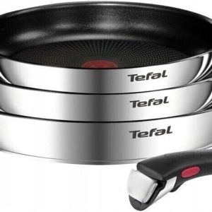 Accueil Tefal Ingenio Emotion - Poêles à frire antiadhésives adaptées à l'induction pour la maison en famille, 22/24/28 cm, lava